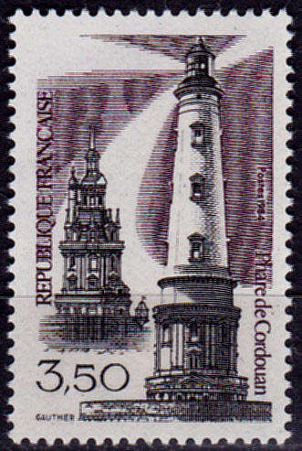 FRANCE 1984, 23 June. CORDOUAN LIGHTHOUSE - GIRONDE, single, MNH, CV +/-R 30.00 view scans