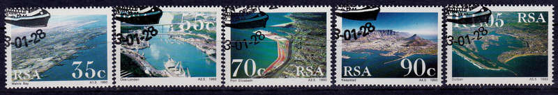 RSA 1993, 28 Jan. SA HARBOURS, set, CTO, CV R ?? view scans