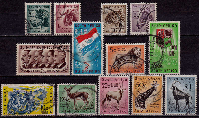 UNION OF SA 1961, 14 Feb. DEFINITIVE ISSUE, set, UH, CV R 517.00 view scans