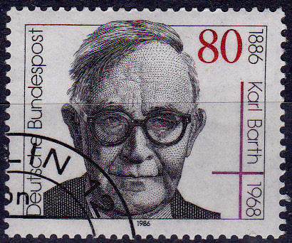 GERMANY 1986, 5 May. 100th ANNIV DEATH KARL BARTH, single, UNH, CV+/- R 5.00 view scans