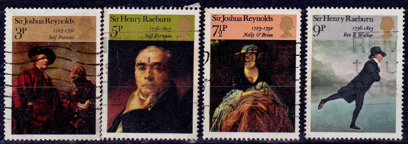 ENGLAND 1973, 4 July. PAINTINGS, set, UH, CV +/-R 25.00 view scans