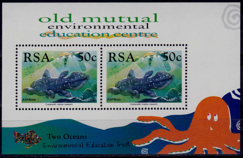 RSA 1997, 10 June, OLD MUTUAL ENVIRONMENT EDUCATION, minisheet, MH, CV R 100.00 view scans