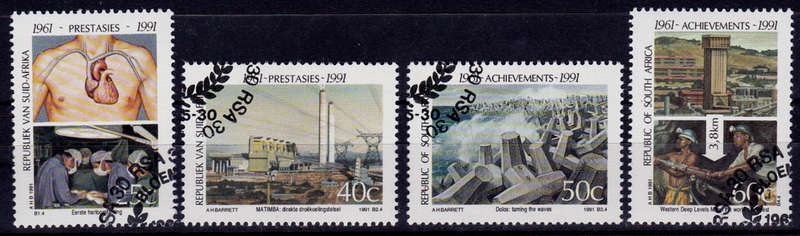 RSA 1991, 30 May. 30th ANNIV of ACHIEVEMENTS, set, CTO, CV R ?? view scans