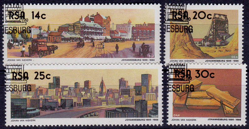 RSA 1986, 25 Sept. THE GOLDEN CITY, set, CTO, CV R ?? view scans