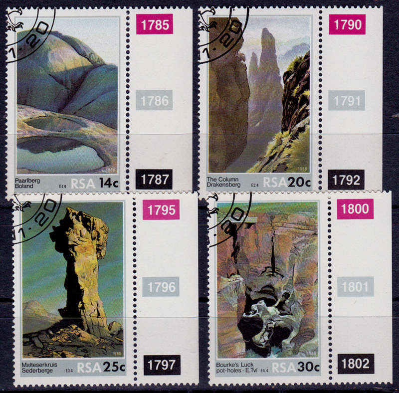 RSA 1986, 20 Nov. SCENIC BEAUTY, set, CTO, CV R ?? view scans