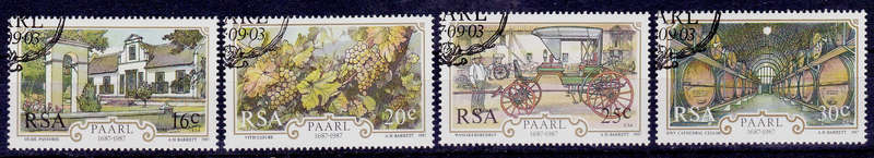 RSA 1987, 3 Sept. 300th ANNIV OF PAARL, set, CTO, CV R ?? view scans