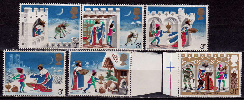 ENGLAND 1973, 28 Nov. CHRISTMAS STAMPS, set, MNH, CV +/-R 30.00 view scans