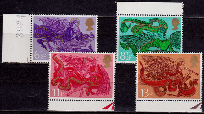 ENGLAND 1975, 26 Nov. CHRISTMAS STAMPS, set, MNH, CV +/-R 30.00 view scans