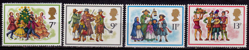 ENGLAND 1978, 22 Nov. CHRISTMAS STAMPS, set, MNH, CV +/-R 30.00 view scans