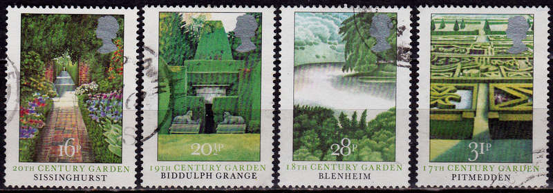 ENGLAND 1983, 24 Aug. BRITISH GARDENS, set, UH, CV +/-R 55.00 view scans