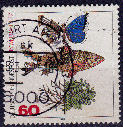 GERMANY 1981, 12 Feb. PROTECTION OF ENVIRONMENT, single, UH, CV+/- R 5.00 view scans