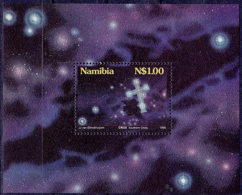 NAMIBIA 1996, 12 Sept. STARS IN NAMIBIAN SKY, minisheet, MNH,  CV R 25.00 view scans