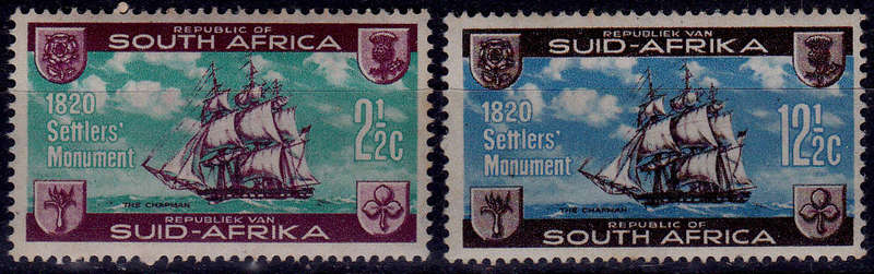 RSA 1962, 20 Aug. LANDING 1820 SETTLERS, set, MNH, CV R 43.50 view scans