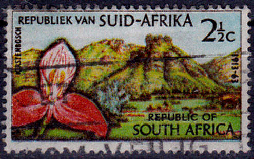 RSA 1963, 14 March. 50th ANNIV KIRSTENBOSCH, single, UH, CV R 2.00 view scans