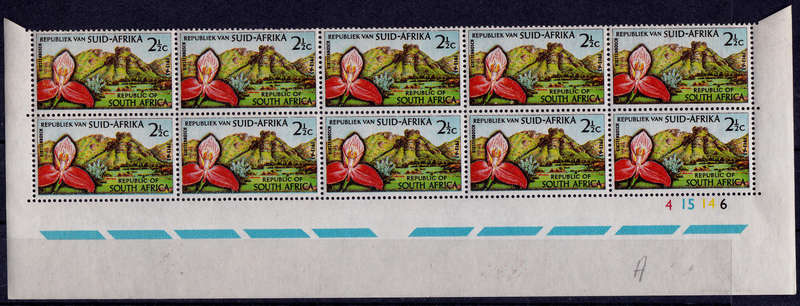 RSA 1963, 14 March. 50th ANNIV KIRSTENBOSCH, single control pane, MNH, CV R 67.00 view scans