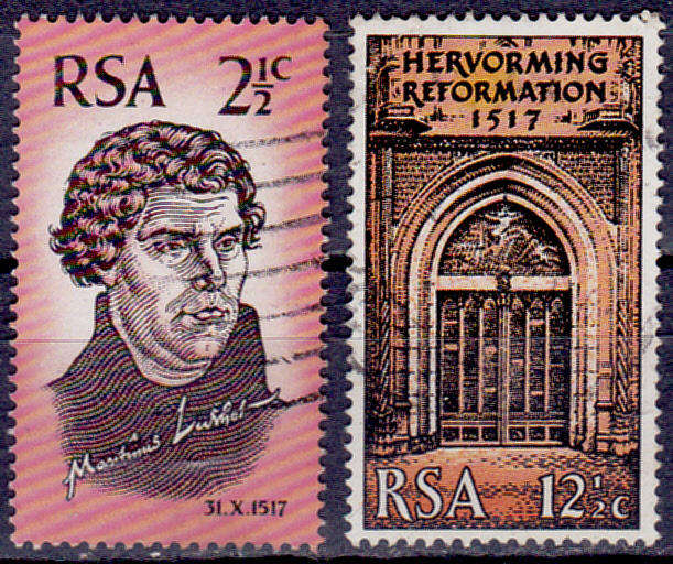 RSA 1967, 31 Oct. 450th ANNIV of REFORMATION, set, UH, CV R 14.00 view scans