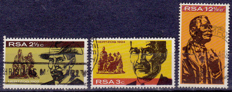 RSA 1968, 21 Sept. INAUGURATION OF GENERAL HERTZOG MONUMENT, set, UH, CV R 12.00 view scans