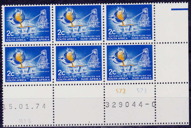 RSA 1974, Jan. DEFINITIVE ISSUE, 2c control, MNH, CV R 10.00 view scans