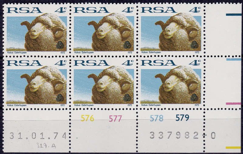 RSA 1974, 31 Jan. DEFINITIVE ISSUE, 4c control, MNH, CV R 36.00 view scans