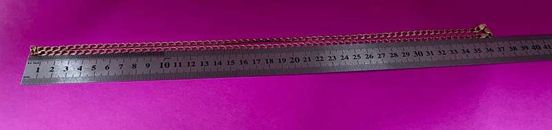 BEAUTIFUL 9ct GOLD NECKLACE 18.5 grams