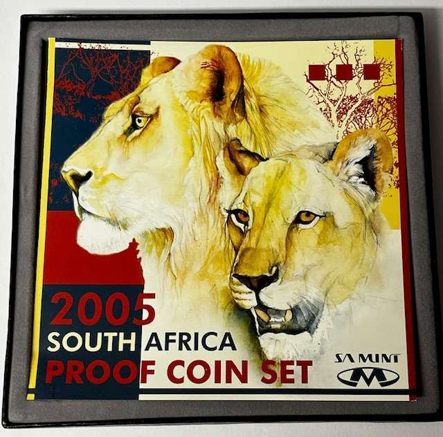 2005 S A Proof Set in Original SA Mint Box