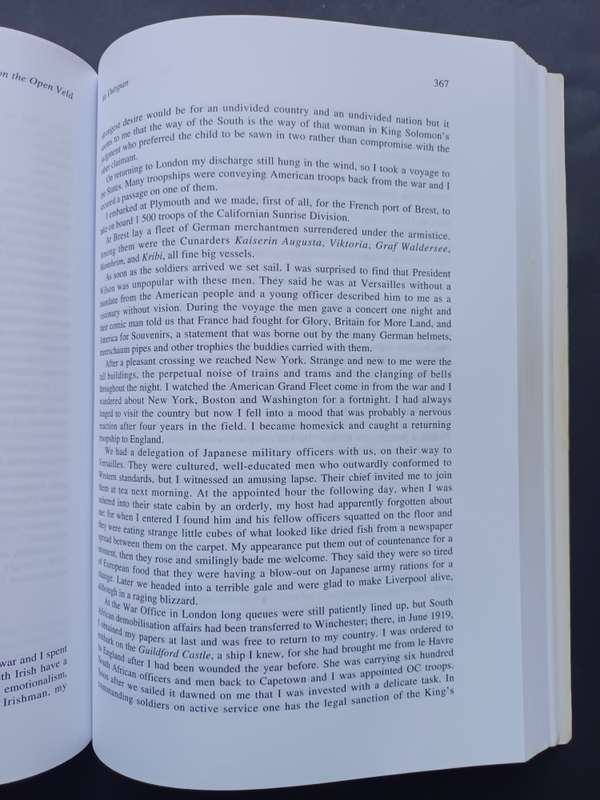 ADRIFT ON THE OPEN VELD Anglo Boer War Commando Trekking On No Outspan / The Deneys Reitz Trilogy