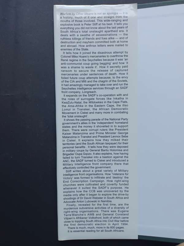 Warfare by Other Means: South Africa in the 1980's and 1990's / Peter Stiff