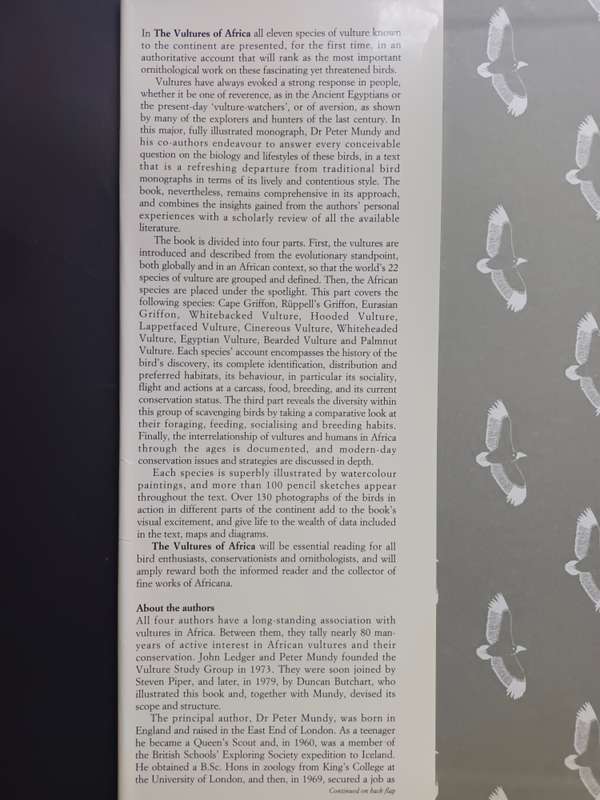 THE VULTURES OF AFRICA / Peter Mundy - Duncan Butchart - John Ledger - Steven Piper