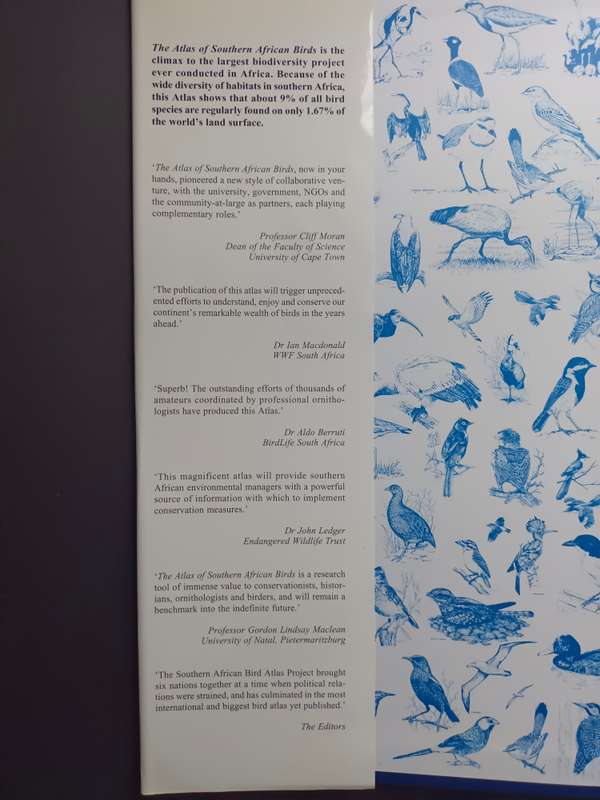 THE ATLAS OF SOUTHERN AFRICAN BIRDS DOUBLE VOLUME