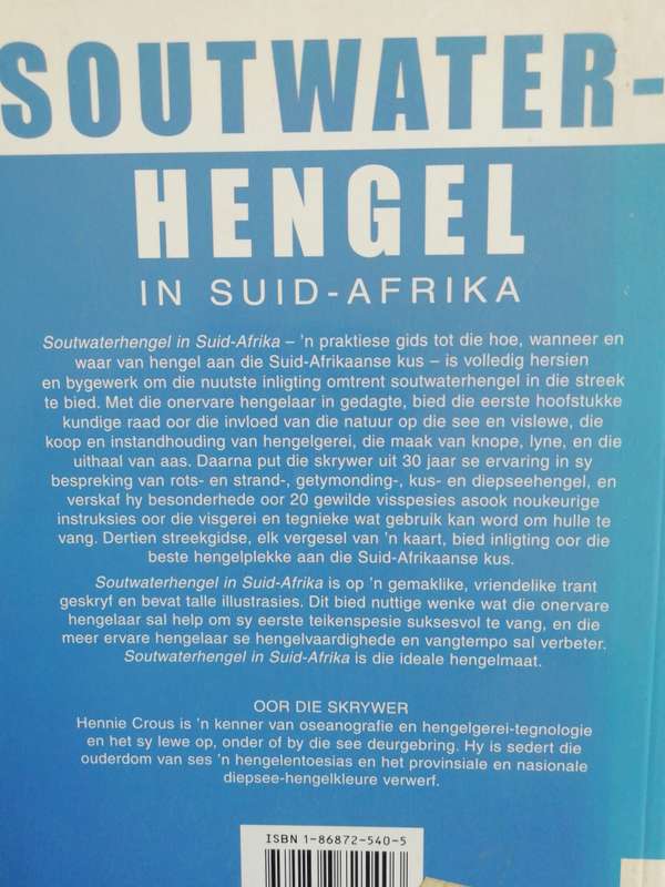 SOUTWATERHENGEL IN SUID-AFRIKA / Hennie Crous