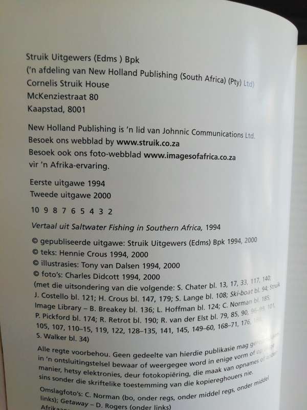 SOUTWATERHENGEL IN SUID-AFRIKA / Hennie Crous