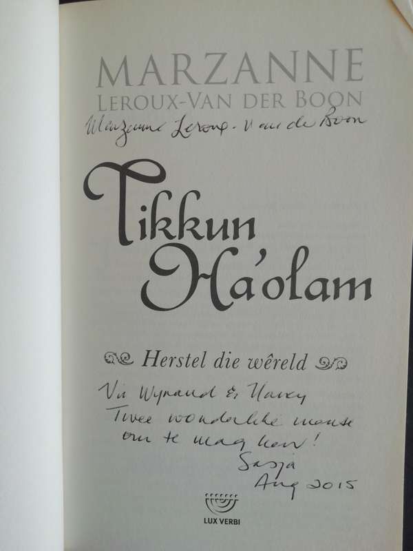 Tikkun Ha`olam / Leroux-Van der Boon
