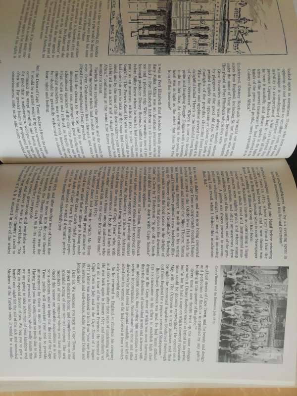 THE STORY OF THE SOUTH AFRICAN THEATRE 1780 - 1930 / JILL FLETCHER