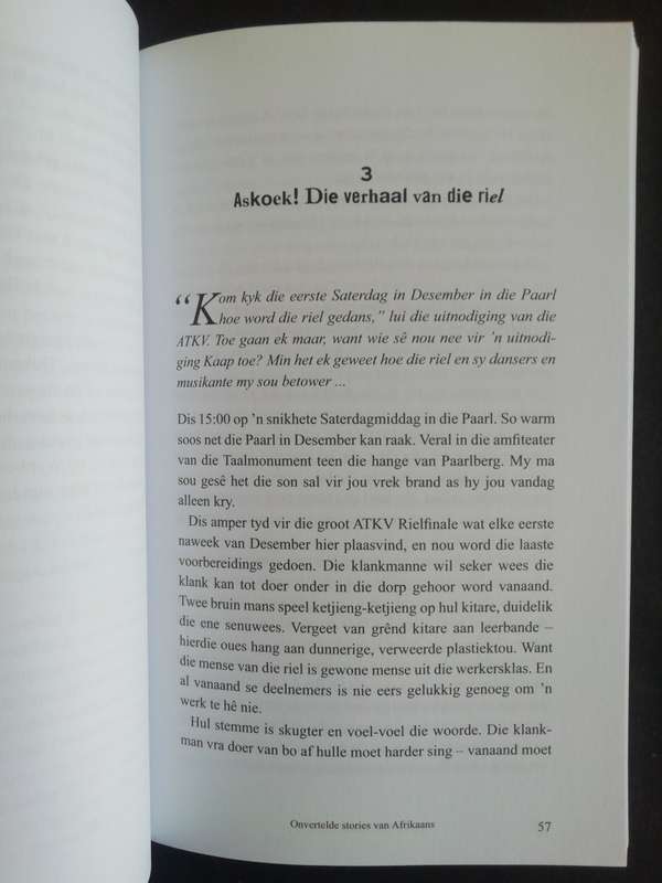 ONVERTELDE STORIES VAN AFRIKAANS / Ilse Salzwedel