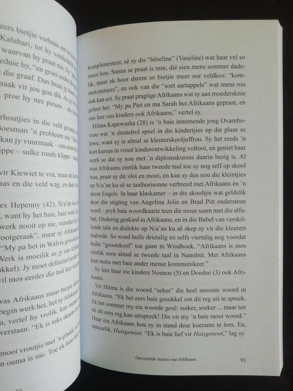 ONVERTELDE STORIES VAN AFRIKAANS / Ilse Salzwedel