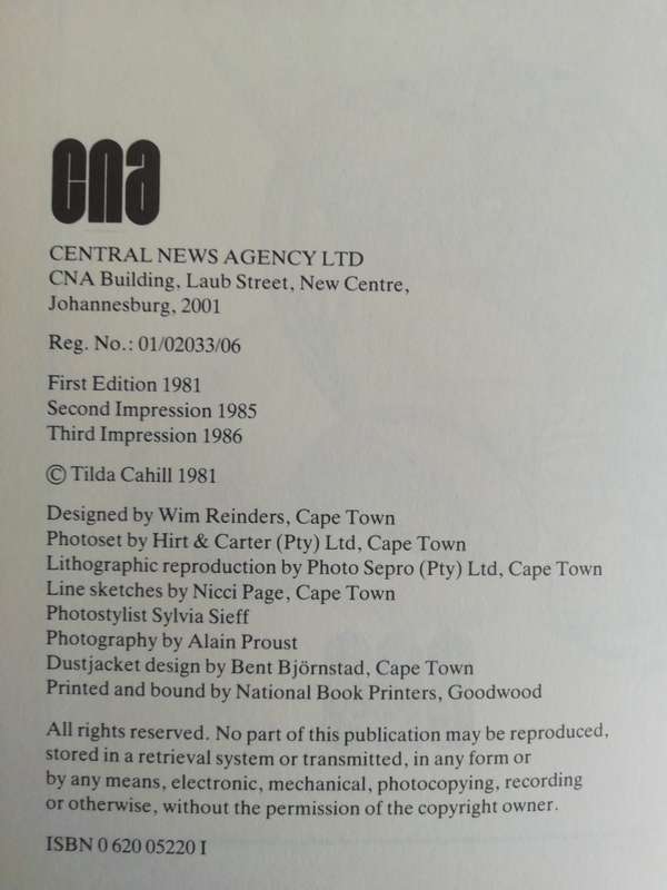 The Complete South African Vegetarian Cookbook / Tilda Cahill