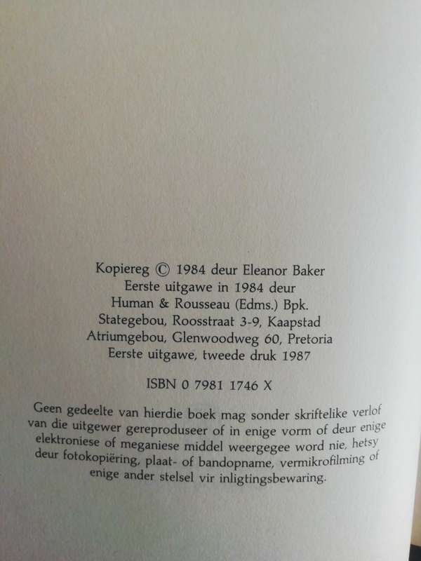 WEERKAATSINGS 'n sprokie / Eleanor Baker