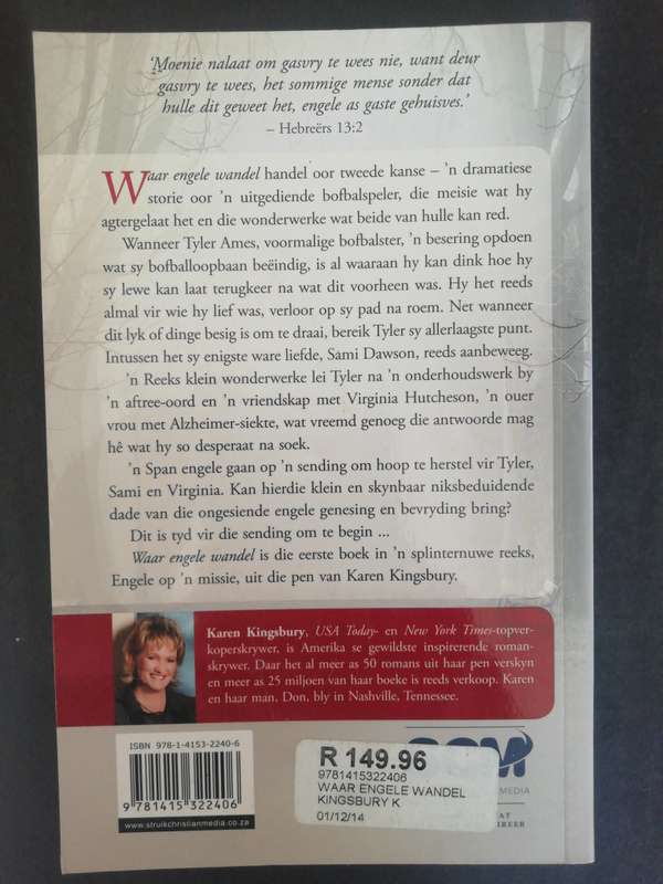 Waar Engele wandel / Karen Kingsbury