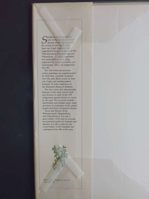 Trees & Shrubs of the Witwatersrand, Magaliesberg & Pilanesberg / J. van Gogh & J. Anderson (SIGNED)