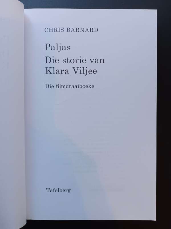 Paljas & Die Storie Van Klara Viljee / Chris Barnard