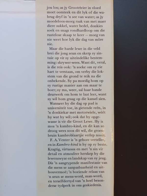 Kambrokind / F.A. Venter