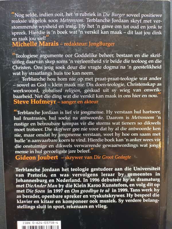 Metronoom / Jordaan Terblanche (GETEKEN)