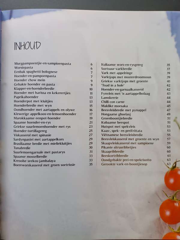 50 Eenpot Geregte - Vinnige Geregte vir die Hele Gesin