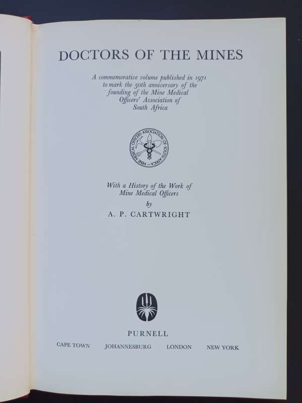 Doctors of the Mines / A.P. Cartwright