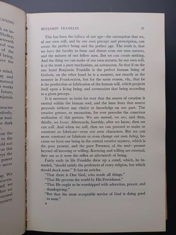 The Symbolic Meaning / DH Lawrence