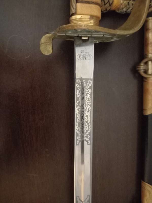 South African Naval Officers Ceremonial Sword - made by SOLINGEN, Germany