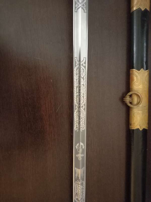 South African Naval Officers Ceremonial Sword - made by SOLINGEN, Germany