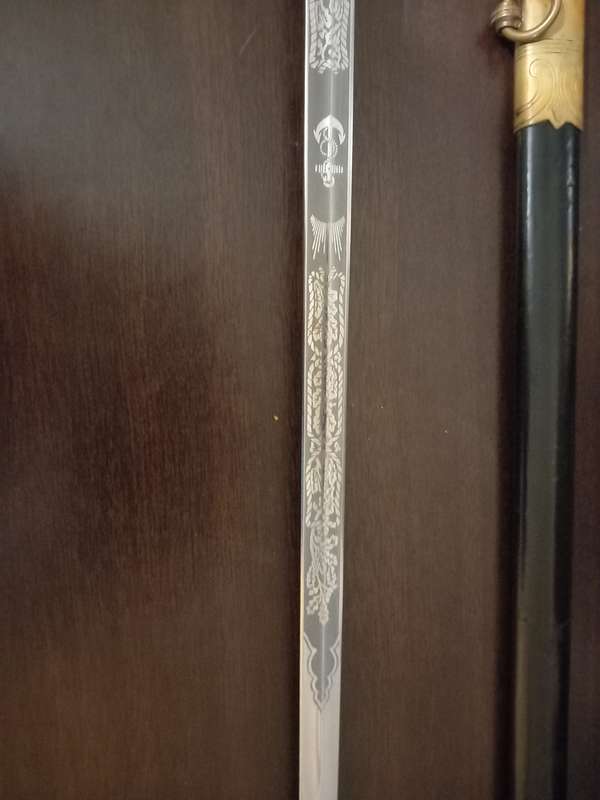 South African Naval Officers Ceremonial Sword - made by SOLINGEN, Germany