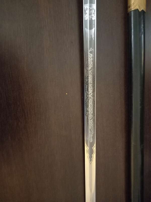 South African Naval Officers Ceremonial Sword - made by SOLINGEN, Germany
