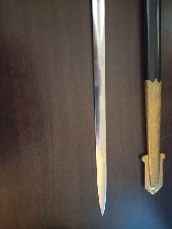 South African Naval Officers Ceremonial Sword - made by SOLINGEN, Germany